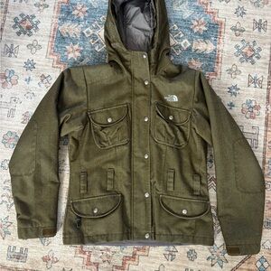 The North Face Forest Green Hooded Jacket